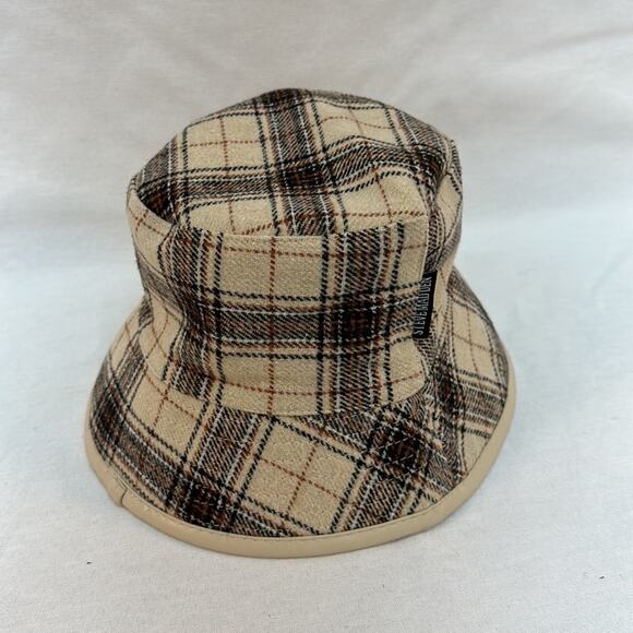 Steve madden reversible 90s Style bucket hat cream - Picture 1 of 8